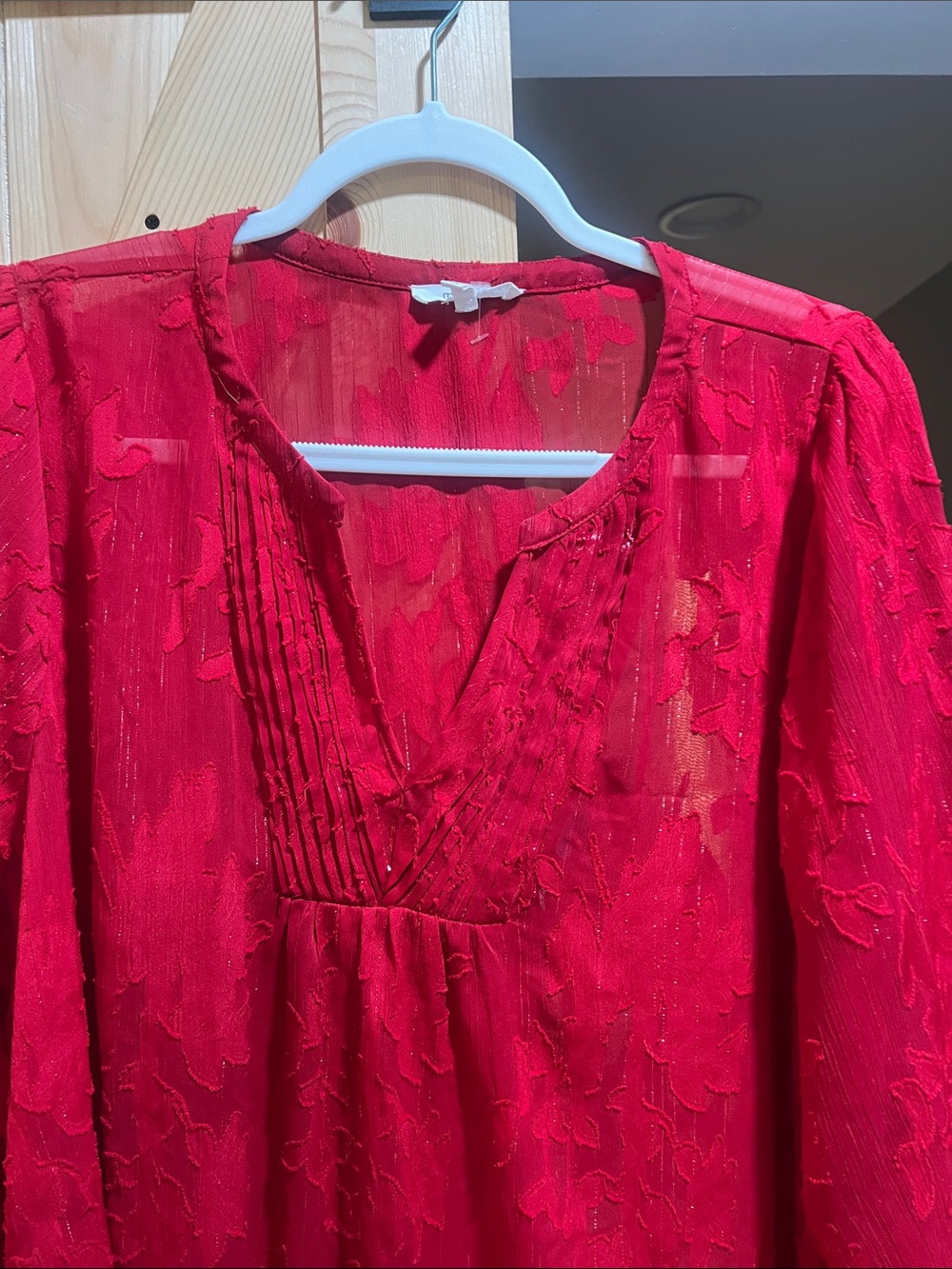 Maurice’s Women's Textured V-Neck Blouse size 1x